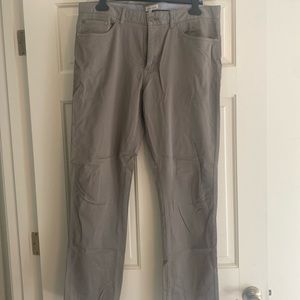 Peter Millar Mens 36x32 Ultimate Sateen Five Pocket Performance Stretch Pants